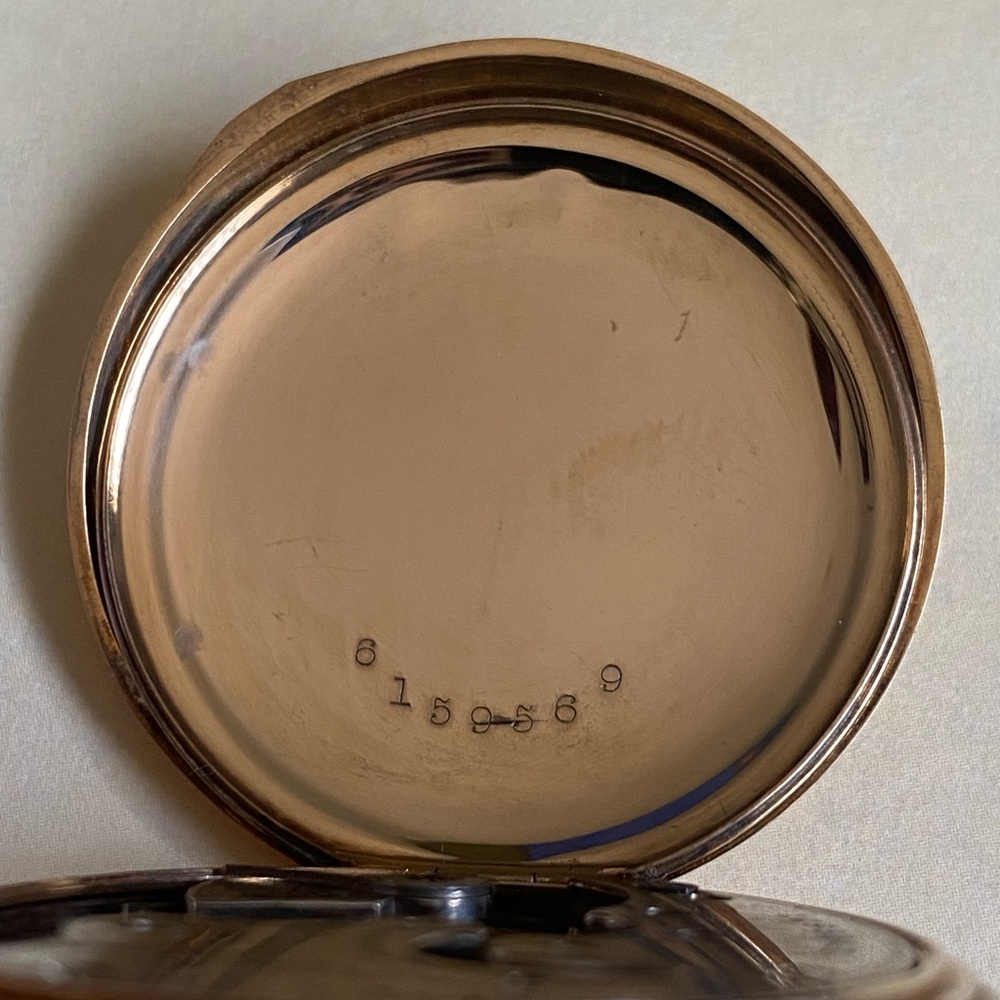 Rare 122yr.Old Solid 14K Gold Diamond Case Elgin 7J Moon&Star Pocket Watch. Runs - Picture 10 of 17